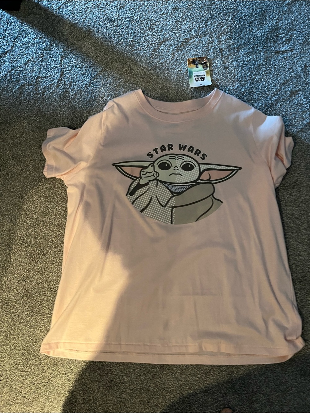 Primark Pink Star Wars The Child Graphic Tee